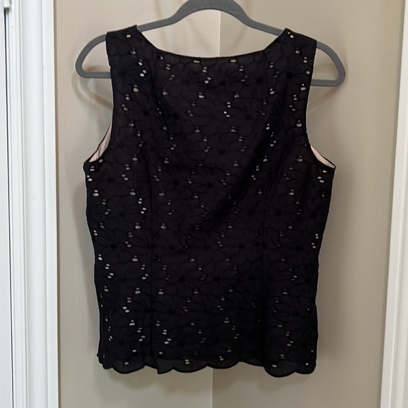 Skirt and top set. Black cotton with cream underlay. - Picture 6 of 7